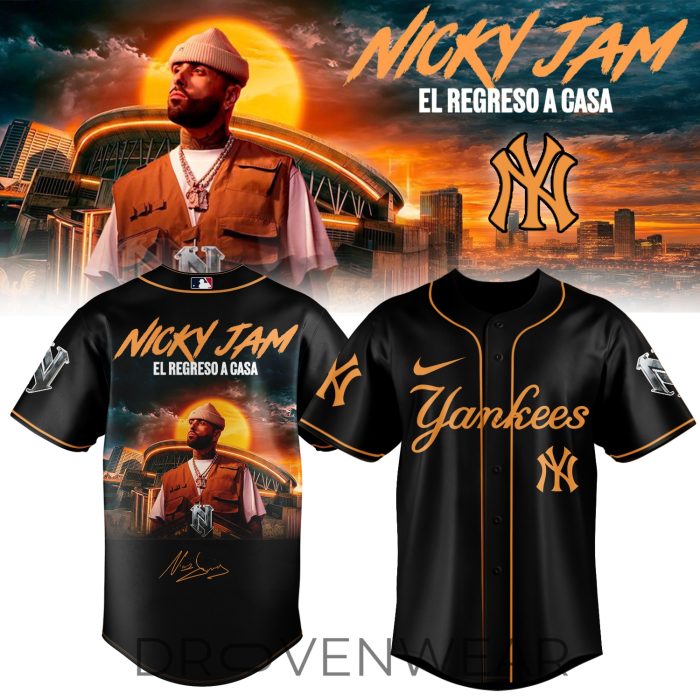 MLB All Team X “Nicky Jam – El Regreso A Casa” 2026 Limited Edition Signature Jersey - Image 5