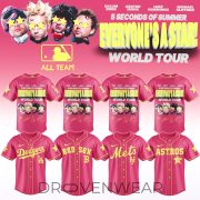 MLB All Team x 5 Seconds of Summer “EVERYONE’S A STAR! World Tour” 2026 Limited Edition Signature – Jersey 2