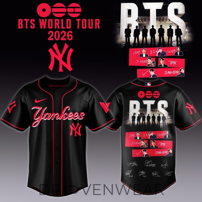 MLB All Team x BTS ”COMEBACK & WORLD TOUR 2026” Limited Edition – Jersey - Image 3