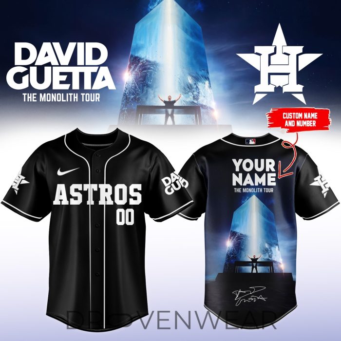 MLB All Team x David Guetta The Monolith Tour 2026 Limited Edition – Custom Jersey 1 - Image 5