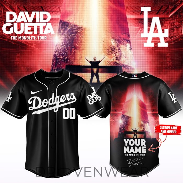 MLB All Team x David Guetta The Monolith Tour 2026 Limited Edition – Custom Jersey 2 - Image 2