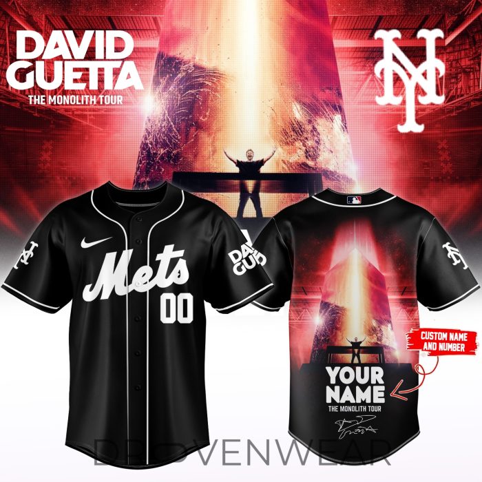 MLB All Team x David Guetta The Monolith Tour 2026 Limited Edition – Custom Jersey 2 - Image 4