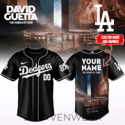 MLB All Team x David Guetta The Monolith Tour 2026 Limited Edition – Custom Jersey 3 - Image 2