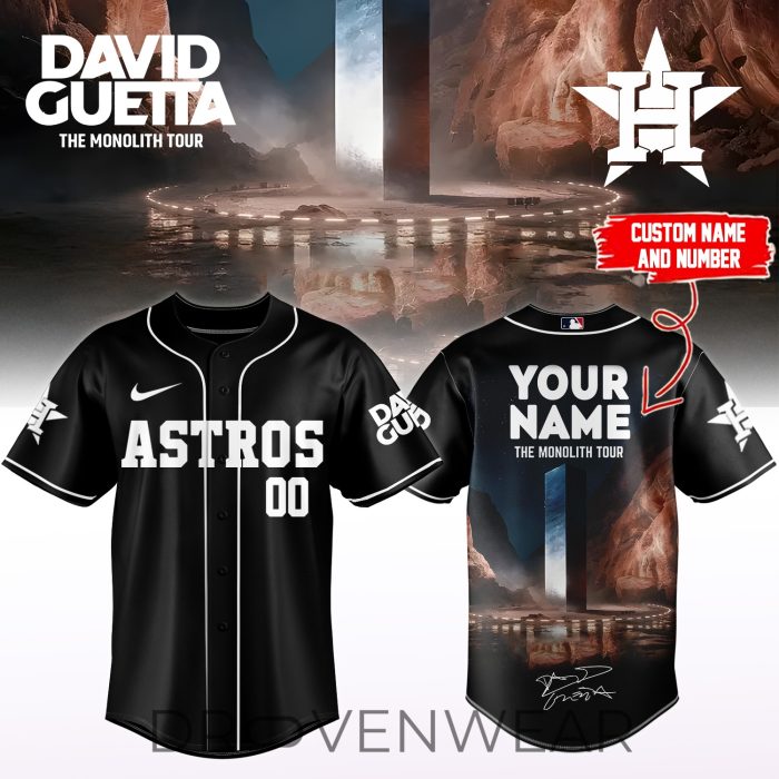 MLB All Team x David Guetta The Monolith Tour 2026 Limited Edition – Custom Jersey 3 - Image 3