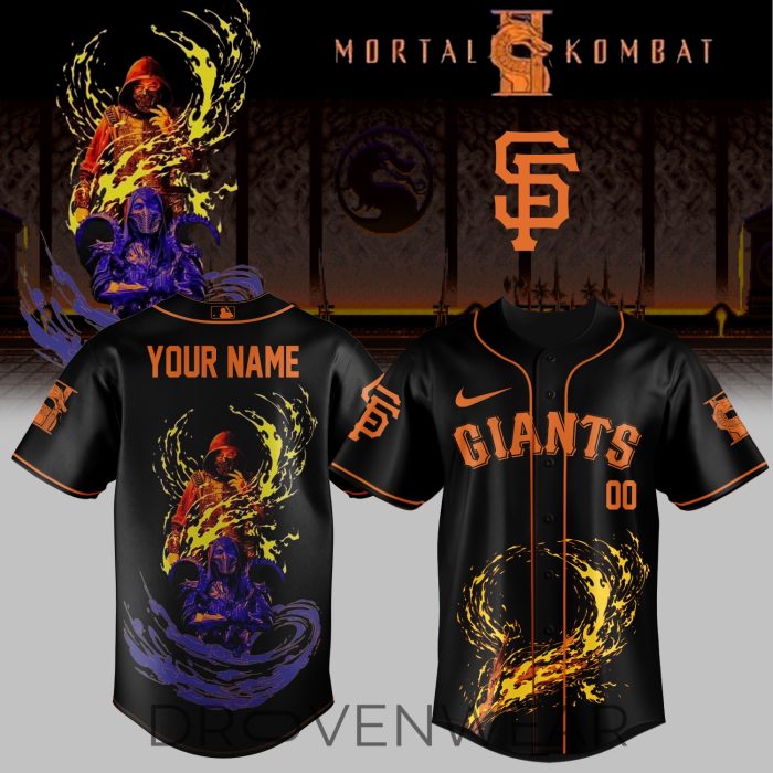 MLB All Team x Mortal Kombat II 2026 Limited Edition – Jersey 2 (Custom Name x Custom Number) - Image 2
