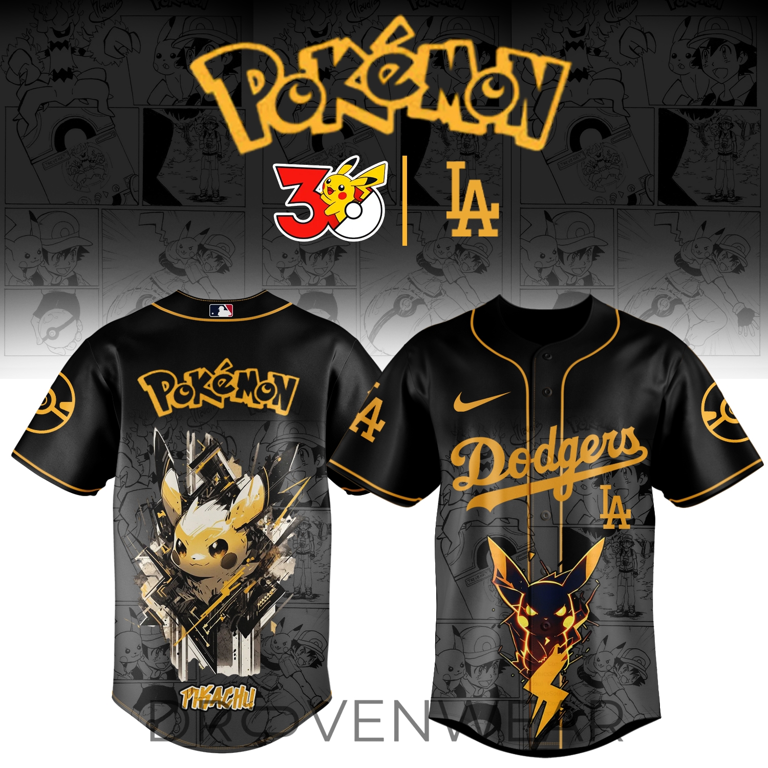 MLB All Team x “Pokémon 30th Anniversary” 2026 Limited Edition – Jersey 1 MLB All Team x “Pokémon 30th Anniversary” 2026 Limited Edition – Jersey 1