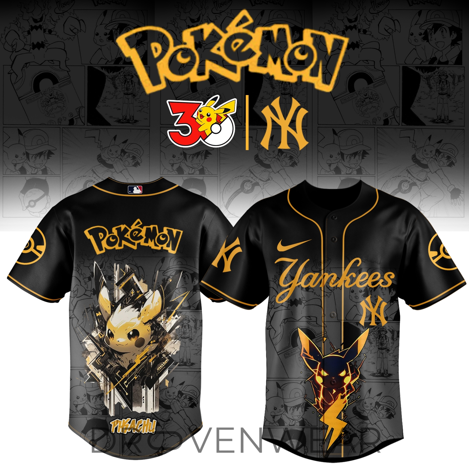 MLB All Team x “Pokémon 30th Anniversary” 2026 Limited Edition – Jersey 1 MLB All Team x “Pokémon 30th Anniversary” 2026 Limited Edition – Jersey 1
