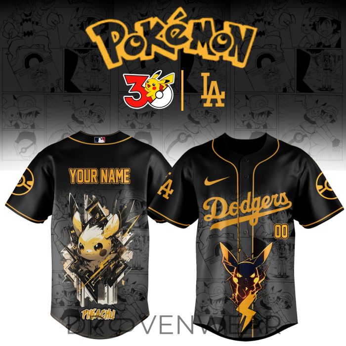 MLB All Team x “Pokémon 30th Anniversary” 2026 Limited Edition – Jersey 1 (Custom Name&Custom Number) - Image 5