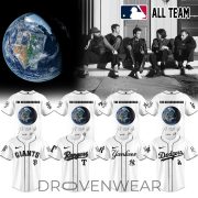 MLB All Teams The Neighbourhood World Tour Collector Style White Jersey V3