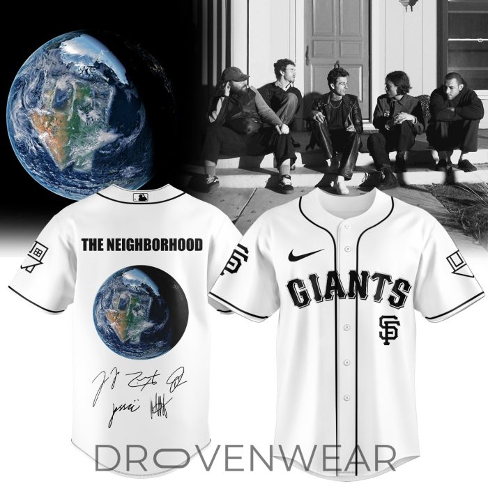 MLB All Teams The Neighbourhood World Tour Collector Style White Jersey V3 - Image 2