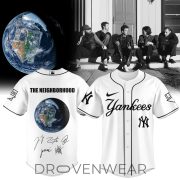 MLB All Teams The Neighbourhood World Tour Collector Style White Jersey V3 - Image 3