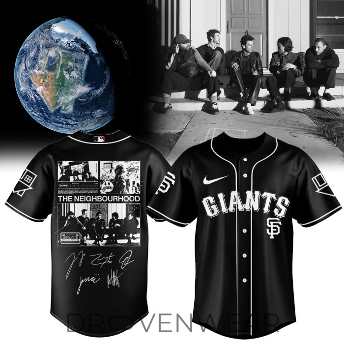 MLB All Teams The Neighbourhood World Tour Premium Style Black Jersey V4 - Image 4