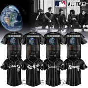 MLB All Teams The Neighbourhood World Tour Signature Style Black Jersey V2