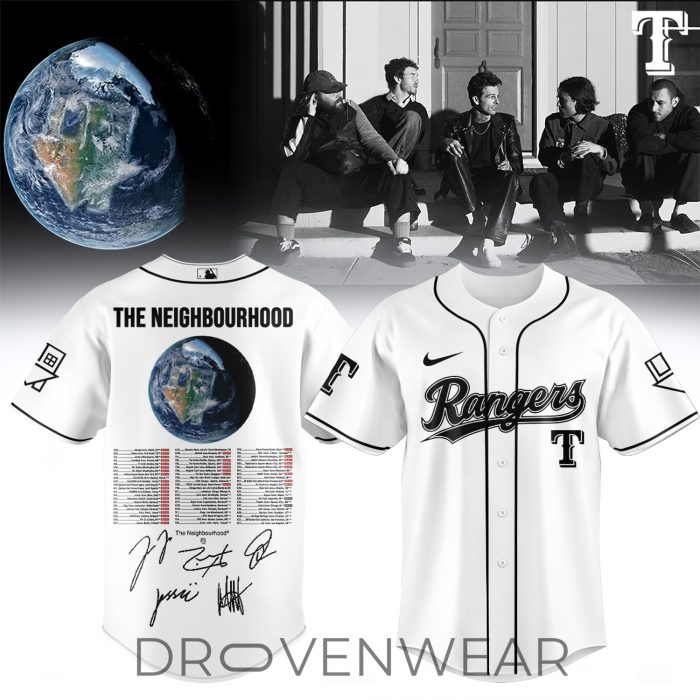 MLB All Teams The Neighbourhood World Tour Signature Style White Jersey V2 - Image 2