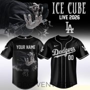 MLB All Teams X “ICE CUBE Live 2026” Limited Edition Signature Custom Jersey 1 - Image 2