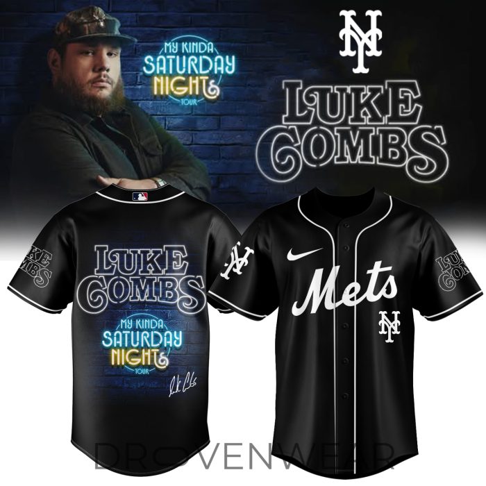 MLB All Teams X Luke Combs ”My Kinda Saturday Night Tour 2026” Limited Edition Signature - Jersey 1 - Image 5