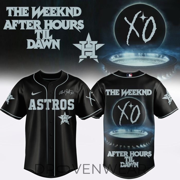 MLB All Teams X The Weeknd ”After Hours Til Dawn Tour” Limited Edition Signature - Jersey 1 - Image 6