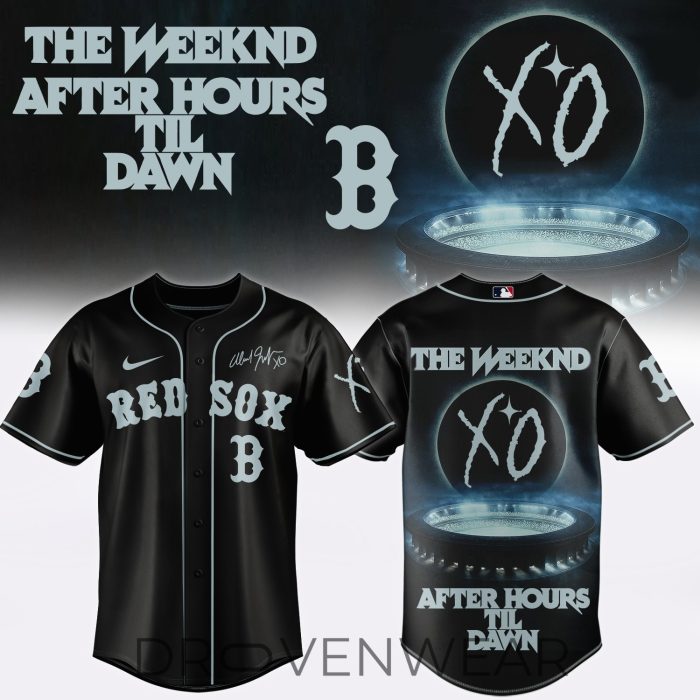MLB All Teams X The Weeknd ”After Hours Til Dawn Tour” Limited Edition Signature - Jersey 1 - Image 8