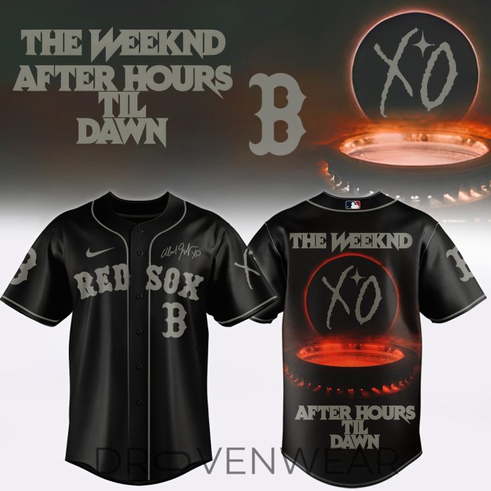MLB All Teams X The Weeknd ”After Hours Til Dawn Tour” Limited Edition Signature - Jersey 3 - Image 3