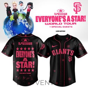 MLB All Teams x 5SOS Everyones A Star World Tour Jersey Ver6 by Drovenwear.com