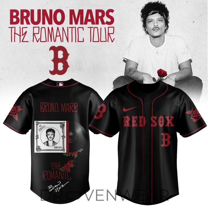 MLB All Teams x Bruno Mars ”The Romantic Tour 2026” Limited Edition Signature - Jersey 1 - Image 3