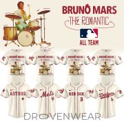 MLB All Teams x Bruno Mars ”The Romantic Tour 2026” Limited Edition Signature - Jersey 2