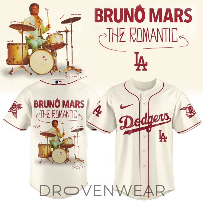 MLB All Teams x Bruno Mars ”The Romantic Tour 2026” Limited Edition Signature - Jersey 2 - Image 2