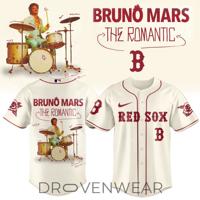 MLB All Teams x Bruno Mars ”The Romantic Tour 2026” Limited Edition Signature - Jersey 2 - Image 3