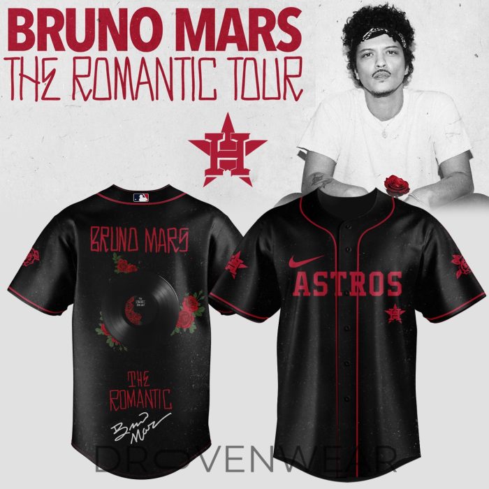 MLB All Teams x Bruno Mars ”The Romantic Tour 2026” Limited Edition Signature - Jersey 3 - Image 3