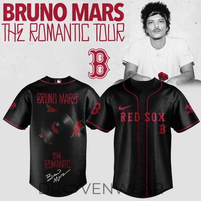 MLB All Teams x Bruno Mars ”The Romantic Tour 2026” Limited Edition Signature - Jersey 3 - Image 4