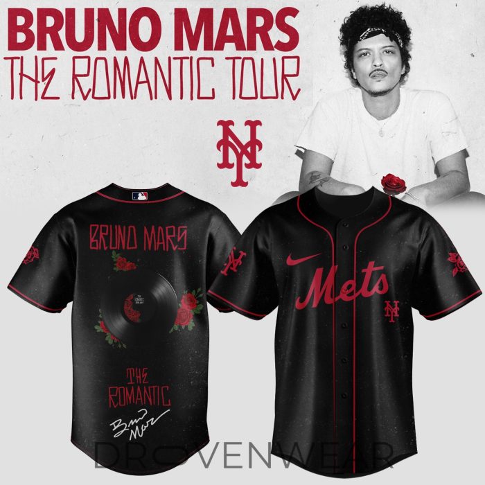 MLB All Teams x Bruno Mars ”The Romantic Tour 2026” Limited Edition Signature - Jersey 3 - Image 5