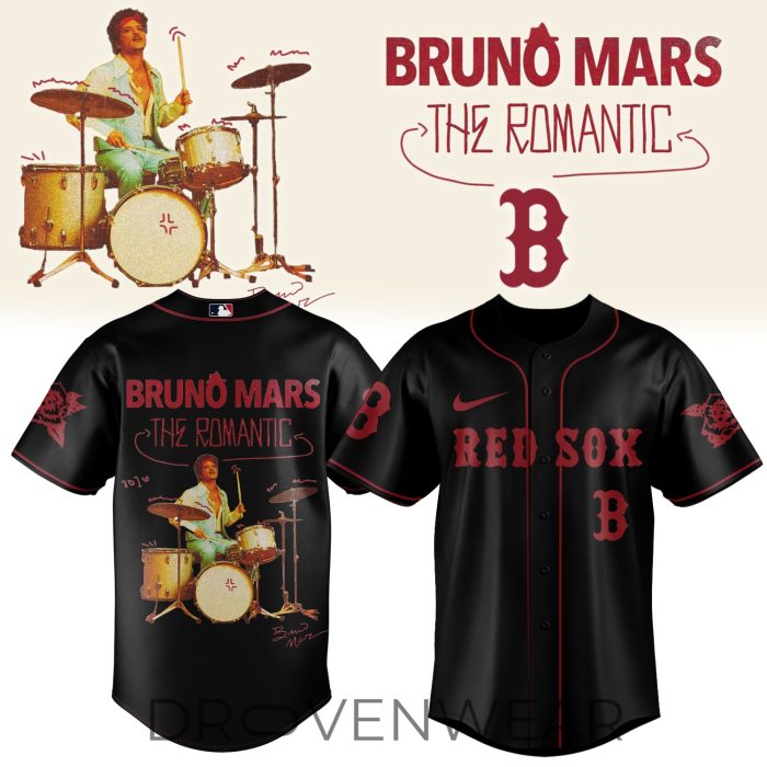MLB All Teams x Bruno Mars ”The Romantic Tour 2026” Limited Edition Signature - Jersey 5 - Image 4