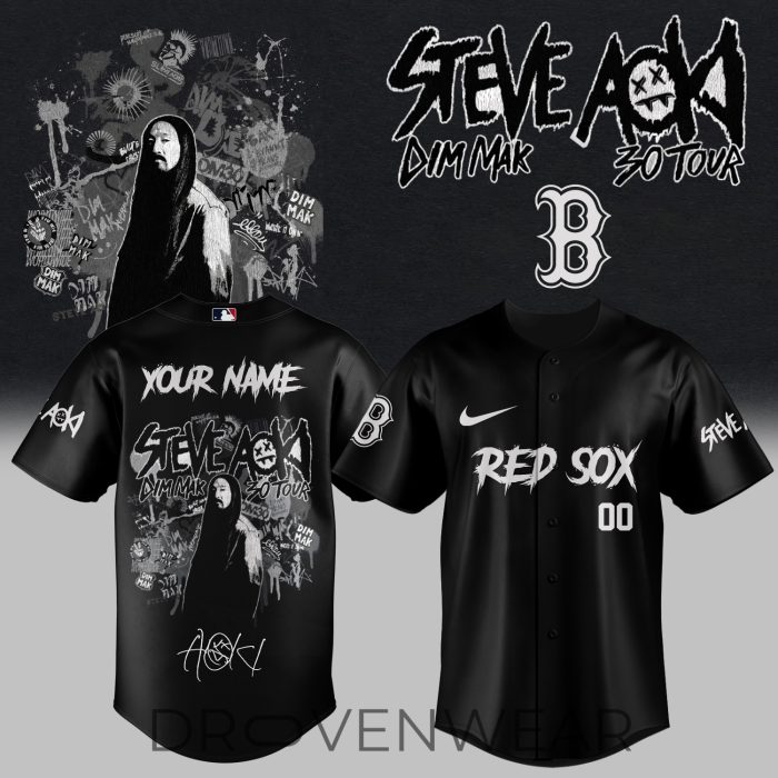MLB All Teams x DJ Steve Aoki Dim Mak 30 Tour 2026 Custom Jersey - Image 4