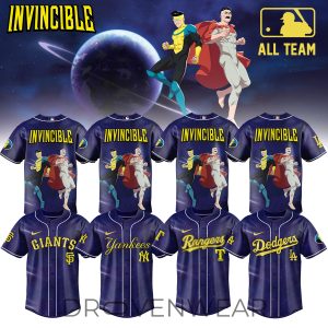 MLB All Teams x INVINCIBLE Jersey by Drovenwear.com