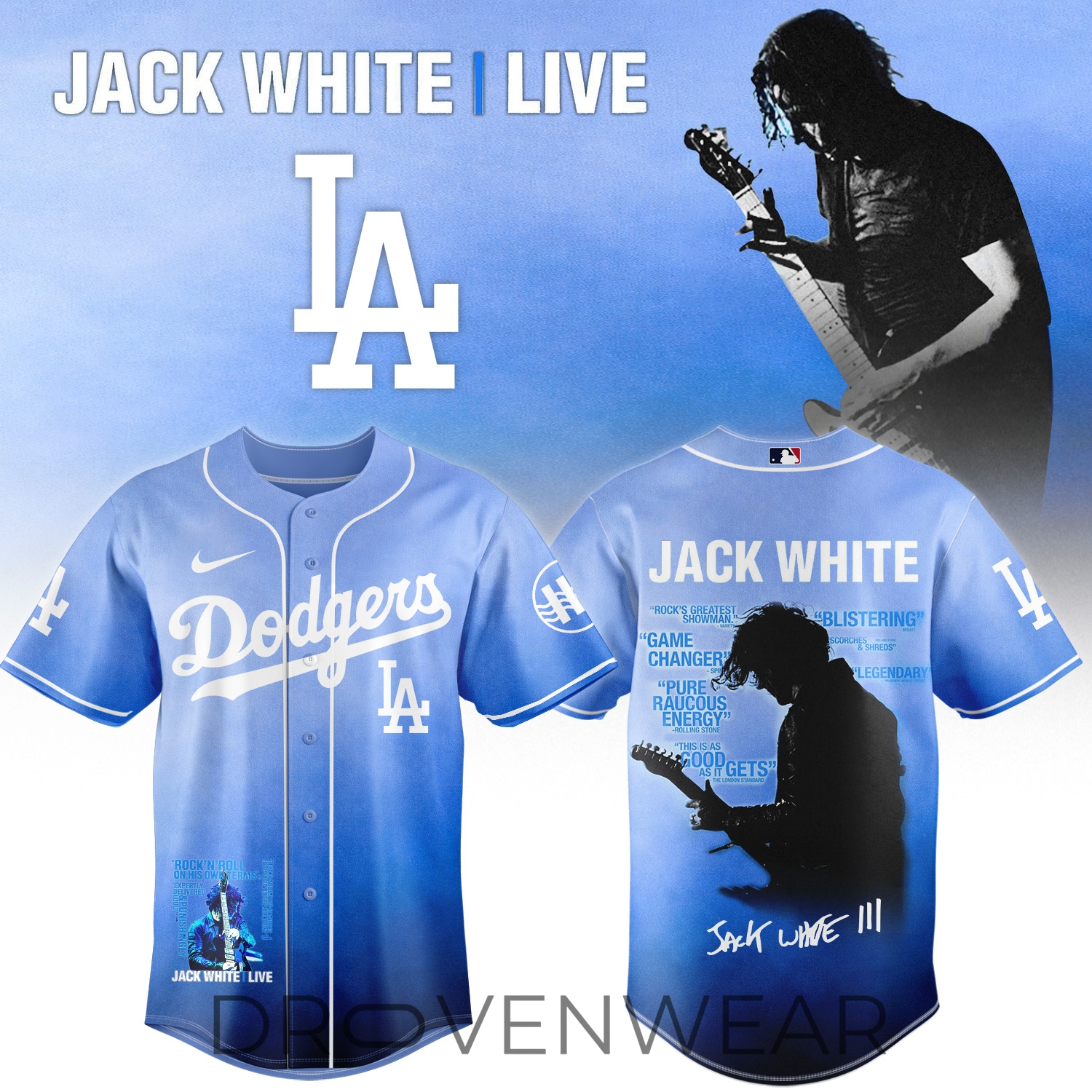 MLB All Teams x Jack White Live 2026 Limited Edition - Jersey 2 MLB All Teams x Jack White Live 2026 Limited Edition - Jersey 2