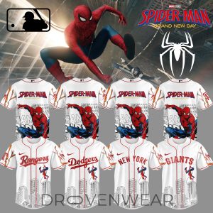 MLB All Teams x Spider Man Brand New Day Jersey by Drovenwear.com