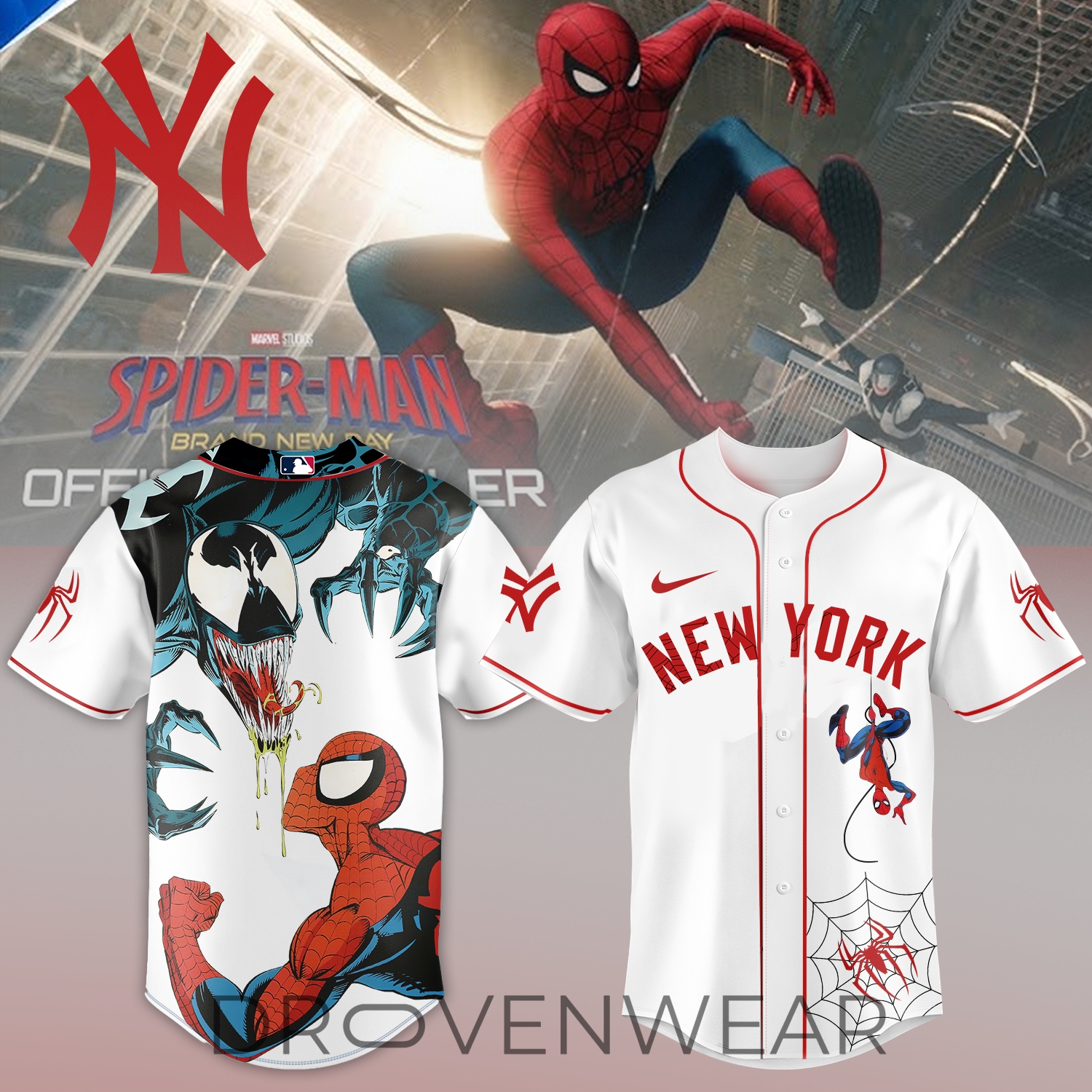 MLB All Teams x Spider Man: Brand New Day Jersey MLB All Teams x Spider Man: Brand New Day Jersey