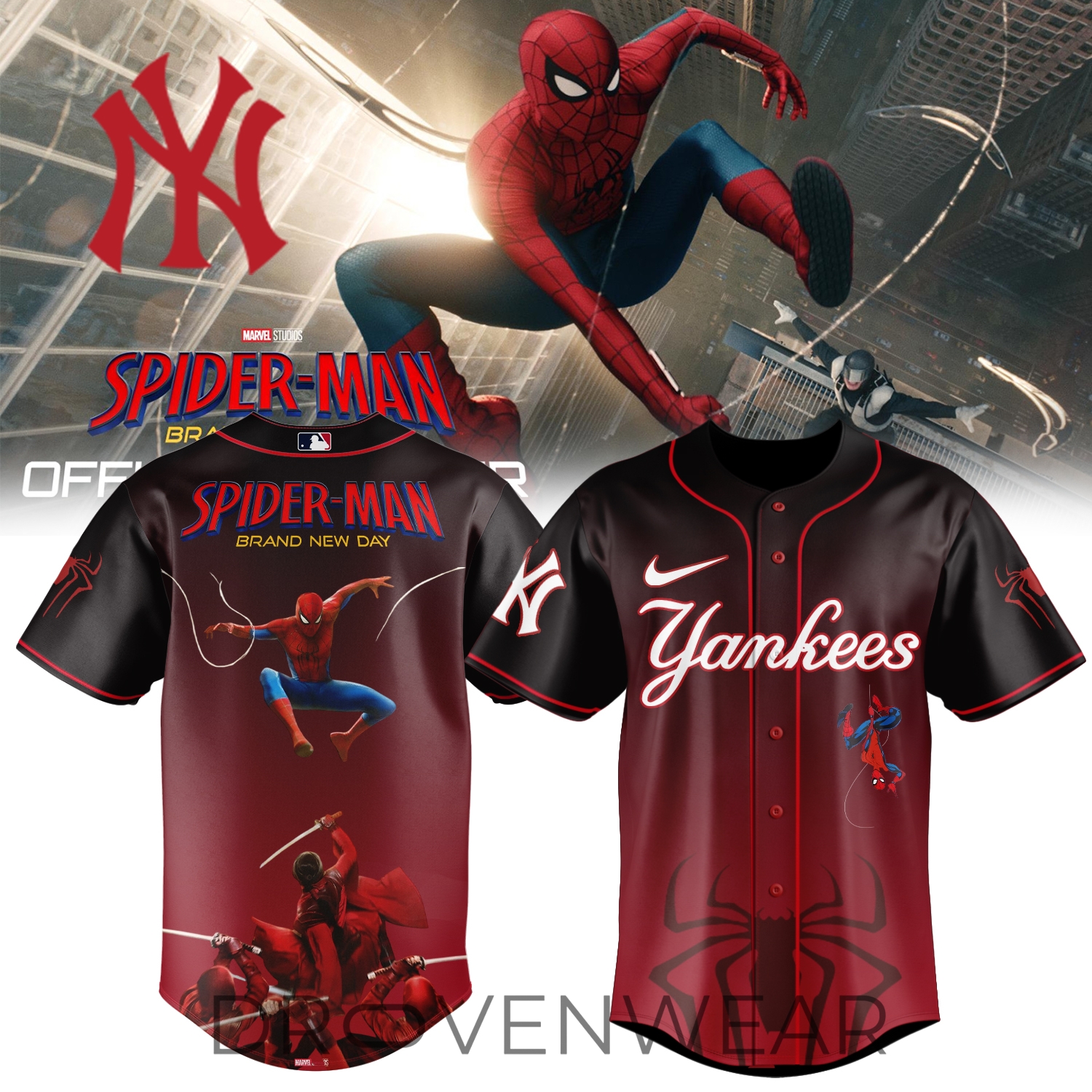 MLB All Teams x Spider-Man: Brand New Day 2026 Limited Edition - Jersey 2 MLB All Teams x Spider-Man: Brand New Day 2026 Limited Edition - Jersey 2