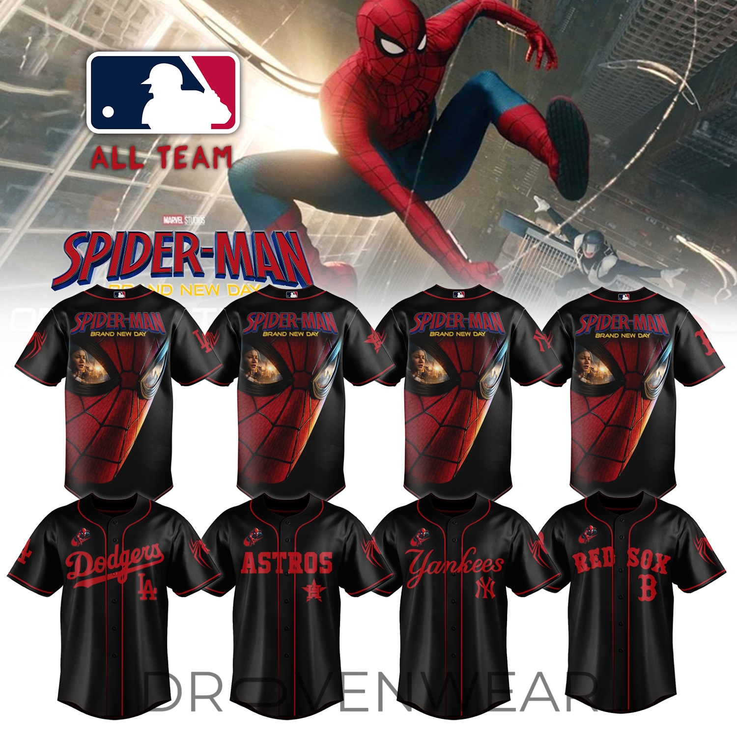 MLB All Teams x Spider-Man: Brand New Day 2026 Limited Edition - Jersey 3 MLB All Teams x Spider-Man: Brand New Day 2026 Limited Edition - Jersey 3