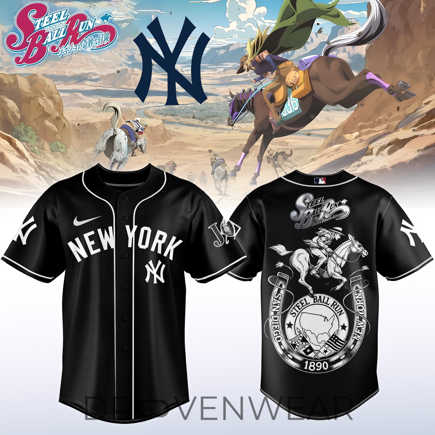 MLB All Teams x Steel Ball Run Limited Jersey MLB All Teams x Steel Ball Run Limited Jersey