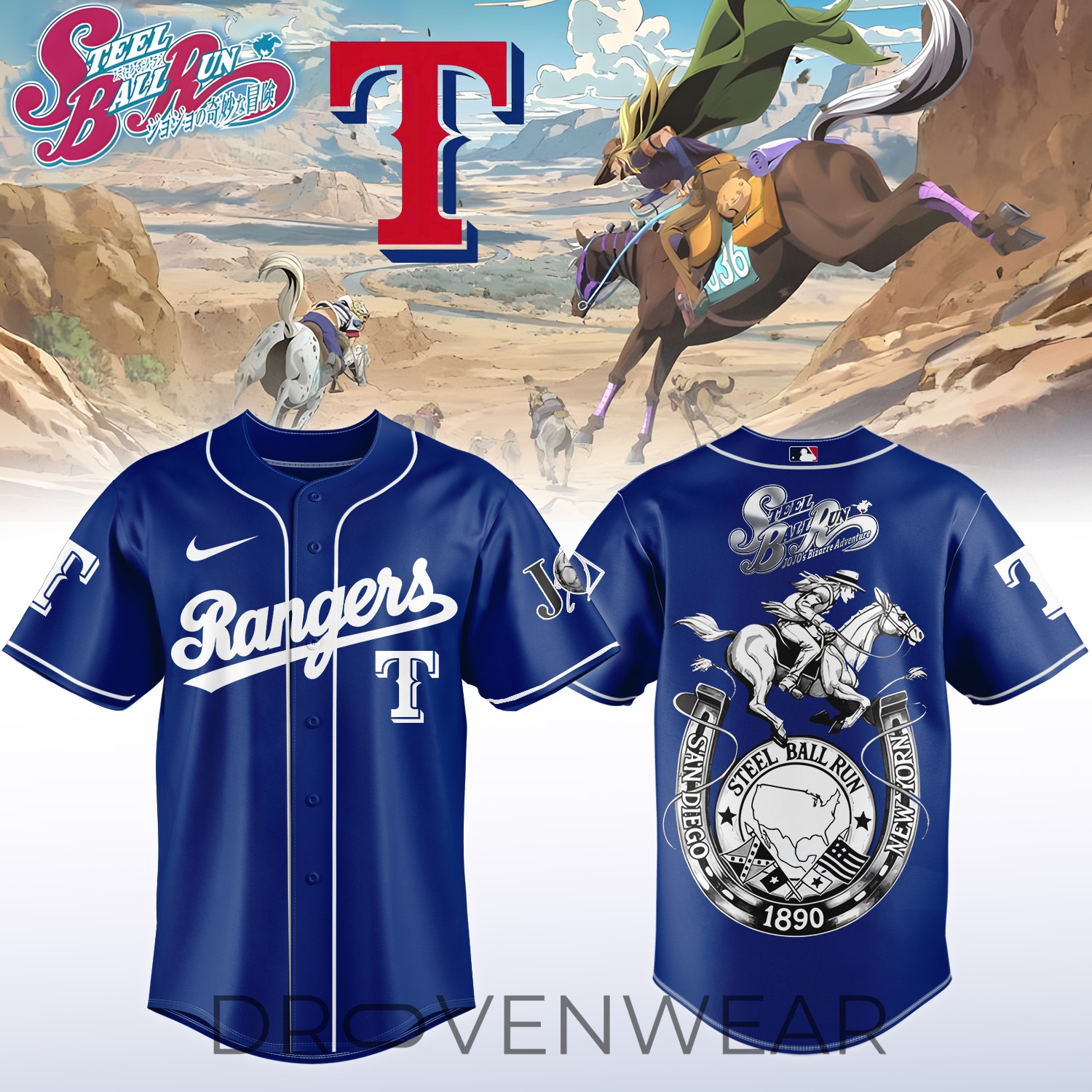 MLB All Teams x Steel Ball Run Limited Jersey Ver2 MLB All Teams x Steel Ball Run Limited Jersey Ver2