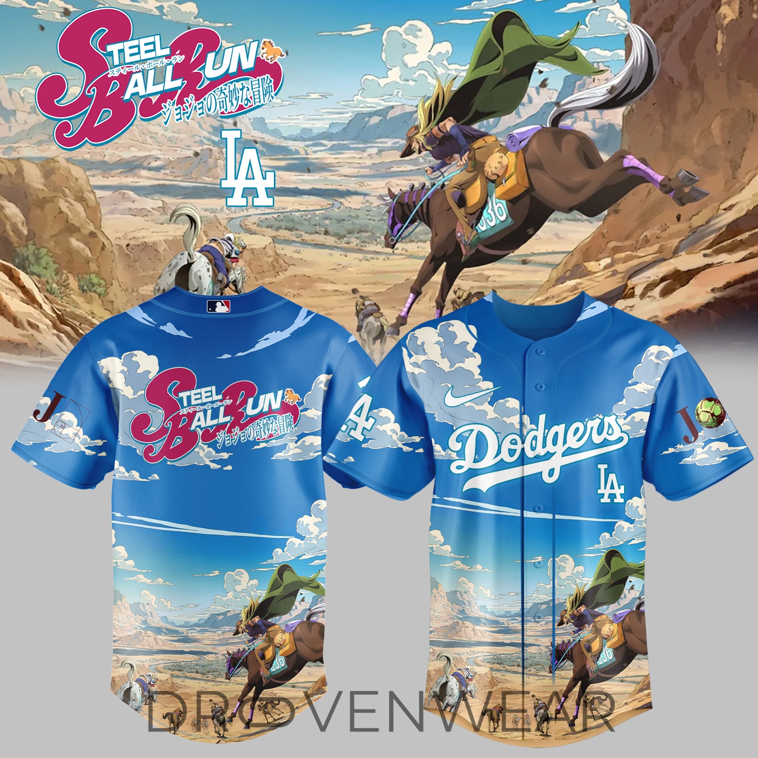 MLB All Teams x Steel Ball Run Limited Jersey Ver3 MLB All Teams x Steel Ball Run Limited Jersey Ver3