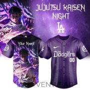 MLB Teams x Jujutsu Kaisen Night 2026 Custom Anime Baseball Jersey Design 1 - Image 2