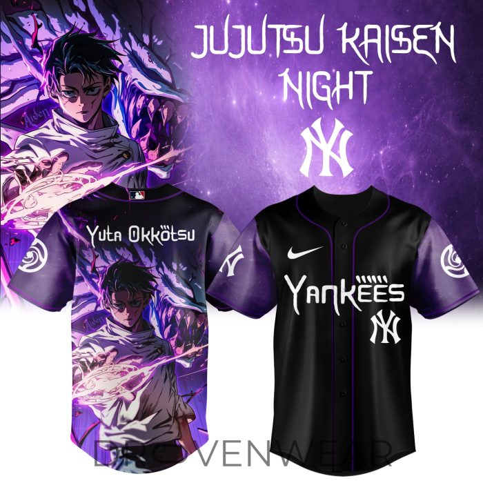MLB Teams x Jujutsu Kaisen Night 2026 Exclusive Anime Jersey Design 2 - Image 3