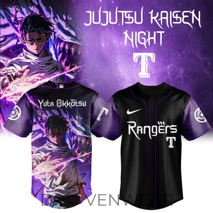 MLB Teams x Jujutsu Kaisen Night 2026 Exclusive Anime Jersey Design 2 - Image 5