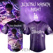 MLB Teams x Jujutsu Kaisen Night 2026 Special Edition Anime Jersey Design 1 - Image 2