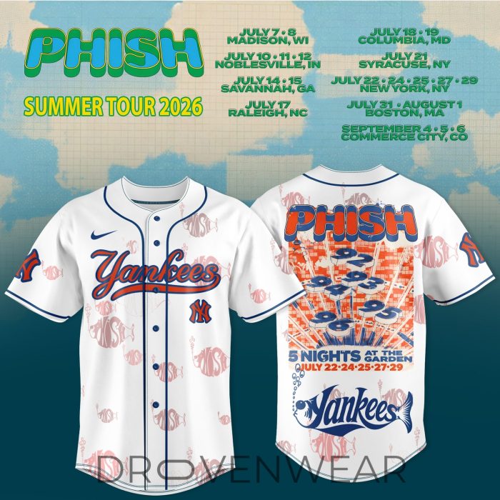 MLB Teams x Phish Summer Tour 2026 Alternate Design Crossover Jersey - Image 3
