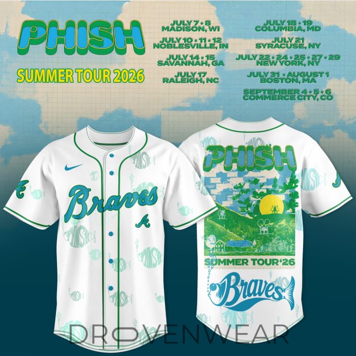 MLB Teams x Phish Summer Tour 2026 Multi-Team Fan Edition Baseball Jersey - Image 2