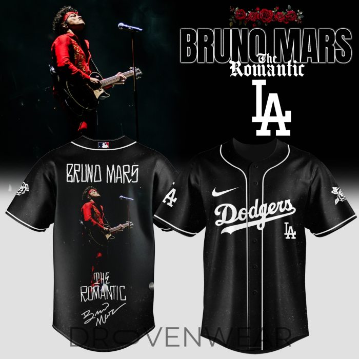 MLB X Bruno Mars ”The Romantic Tour 2026” Limited Edition Signature - Jersey 2 - Image 2