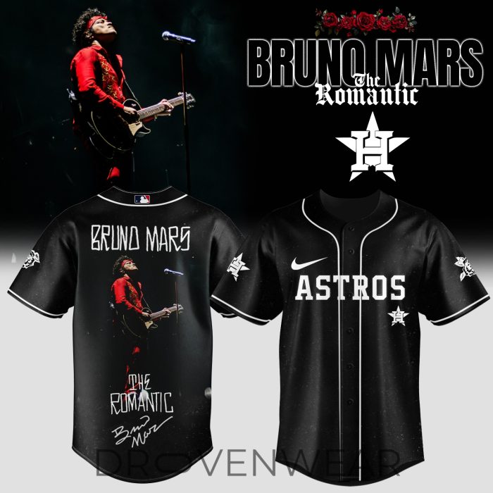 MLB X Bruno Mars ”The Romantic Tour 2026” Limited Edition Signature - Jersey 2 - Image 5